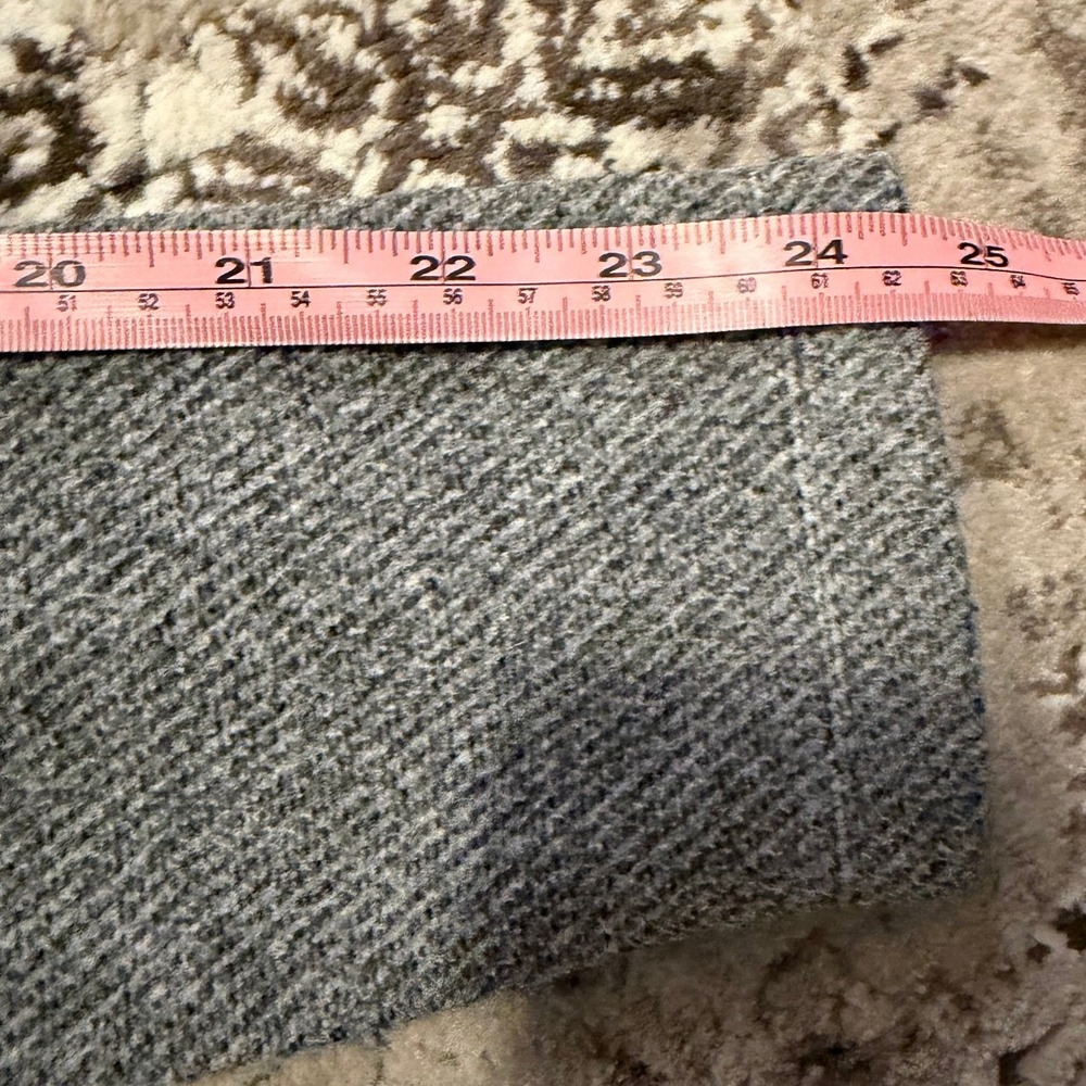 Athleta Stroll Fleece Full Zip Jacket Gray Herringbone Textured Women's XS - Picture 13 of 13